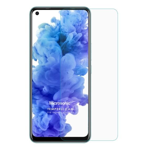 Microsonic TECNO Camon 16 Tempered Glass Cam Ekran Koruyucu