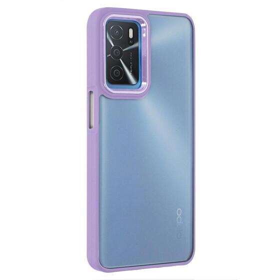 Microsonic Oppo A16 Kılıf Bright Planet Lila