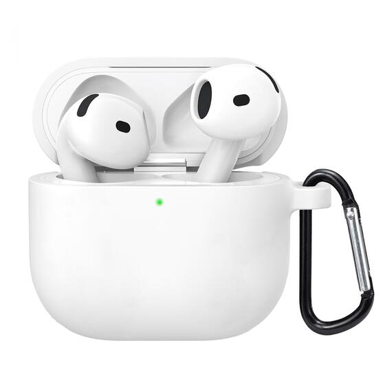 Microsonic Airpods 4.Nesil / ANC Liquid Silicone Lansman Beyaz