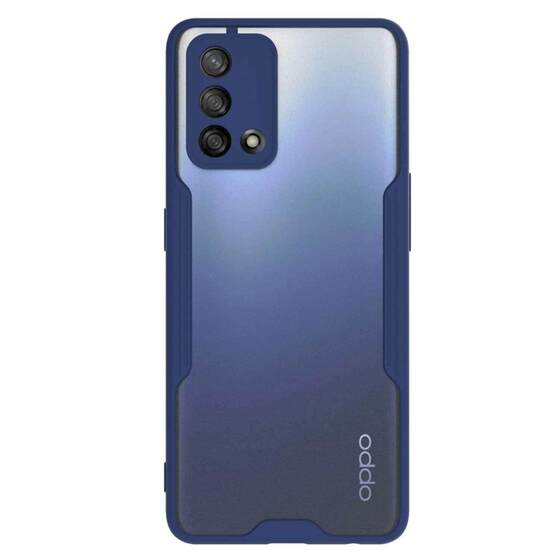 Microsonic Oppo A74 4G Kılıf Paradise Glow Lacivert