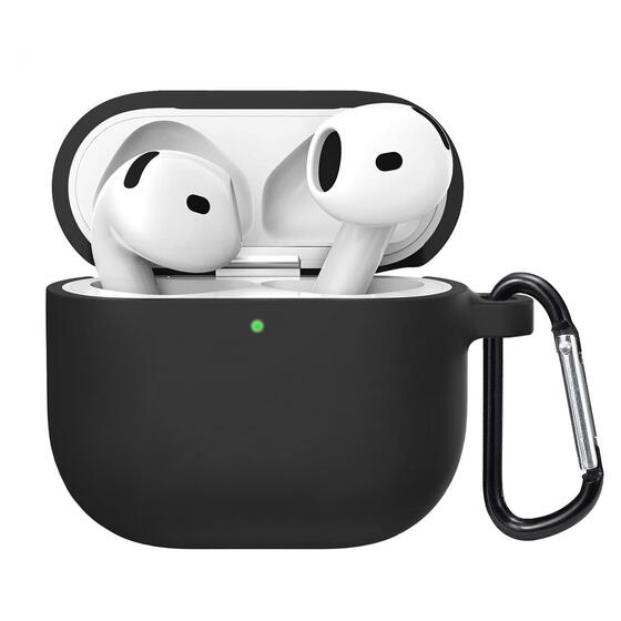 Microsonic Airpods 4.Nesil / ANC Liquid Silicone Lansman Siyah
