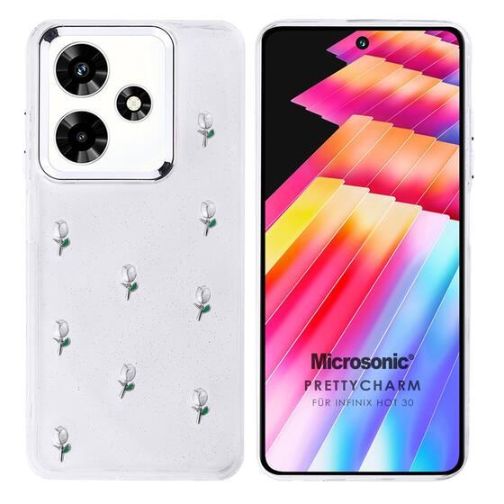 Microsonic Infinix Hot 30 4G Kılıf PrettyCharm Tulip