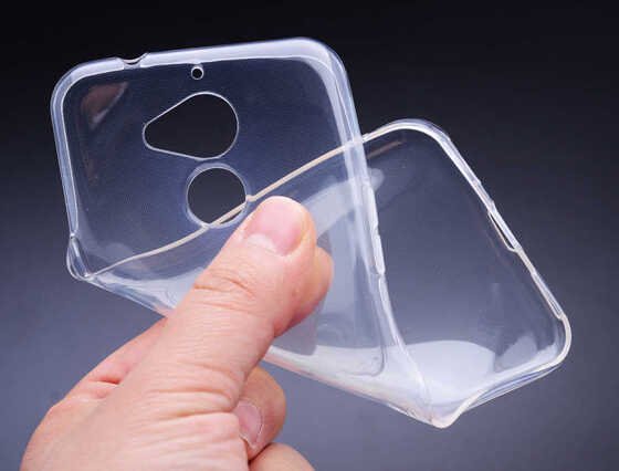 Microsonic General Mobile GM8 Kılıf Transparent Soft Beyaz