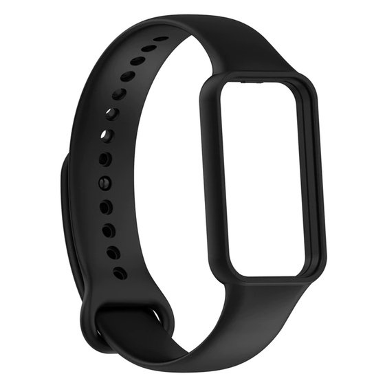 Microsonic Amazfit Band 7 Silikon Kordon Siyah