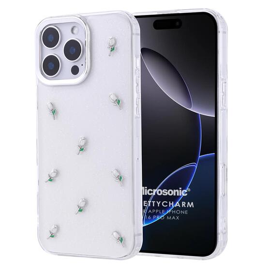 Microsonic Apple iPhone 16 Pro Max Kılıf PrettyCharm Tulip