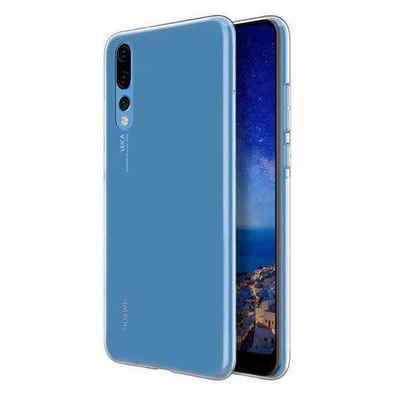 Microsonic Huawei P20 Pro Kılıf Transparent Soft Beyaz