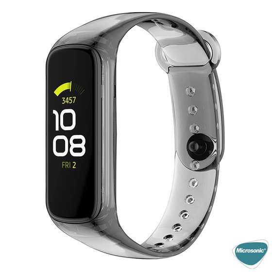 Microsonic Samsung Galaxy Fit 2 R220 Kordon Transparent Clear Band Füme