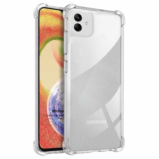 Microsonic Samsung Galaxy A04e Kılıf Shock Absorbing Şeffaf