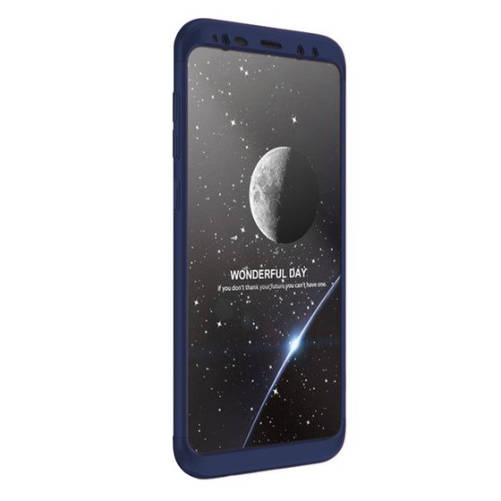 Microsonic Samsung Galaxy S9 Kılıf Double Dip 360 Protective Lacivert