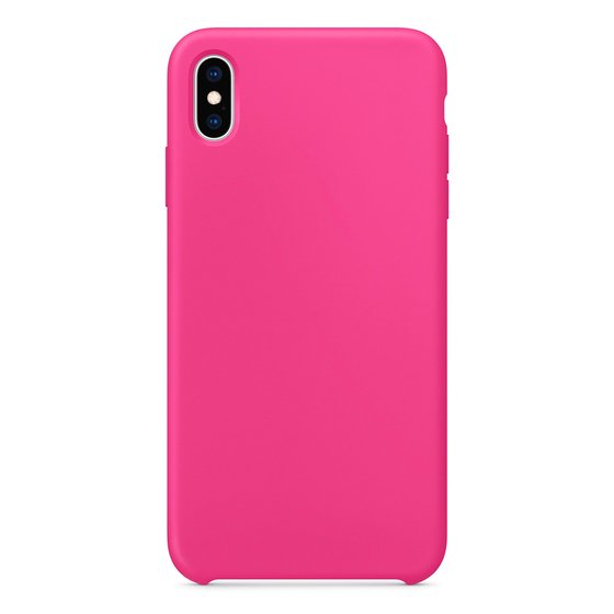 Microsonic Apple iPhone XS Max Kılıf Liquid Lansman Silikon Pitaya