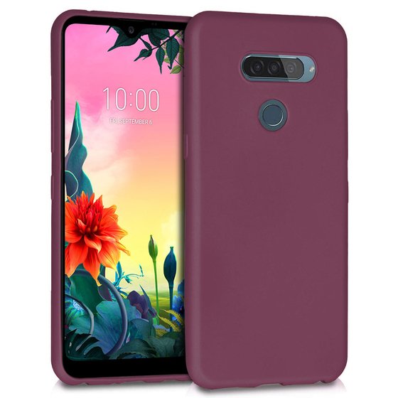 Microsonic Matte Silicone LG K50s Kılıf Mor