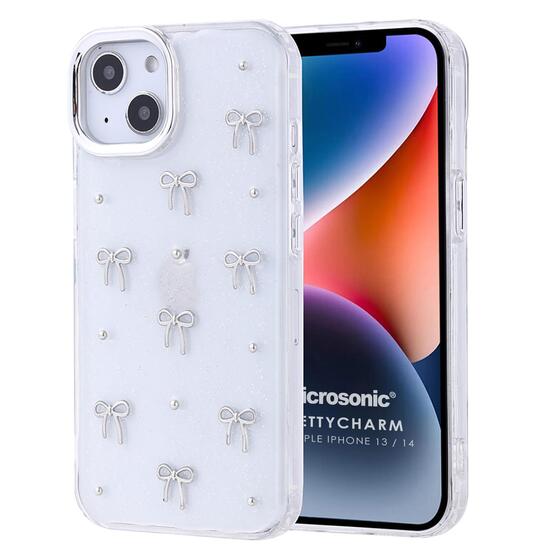 Microsonic Apple iPhone 13 Kılıf PrettyCharm Bow