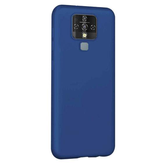 Microsonic Matte Silicone TECNO Camon 16 Kılıf Lacivert