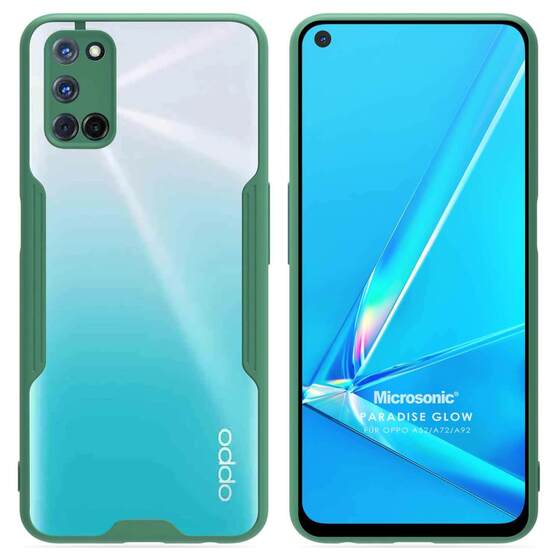 Microsonic Oppo A72 Kılıf Paradise Glow Yeşil