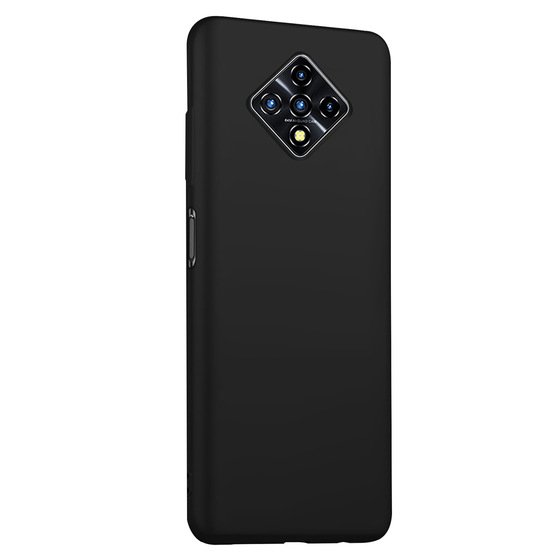 Microsonic Matte Silicone Infinix Zero 8 Kılıf Siyah