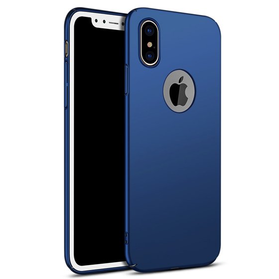 Microsonic iPhone X Kılıf Premium Slim Lacivert