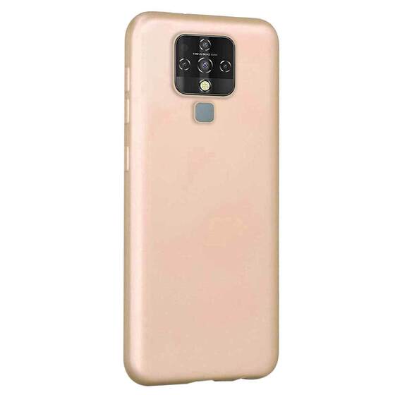 Microsonic Matte Silicone TECNO Camon 16 Kılıf Gold