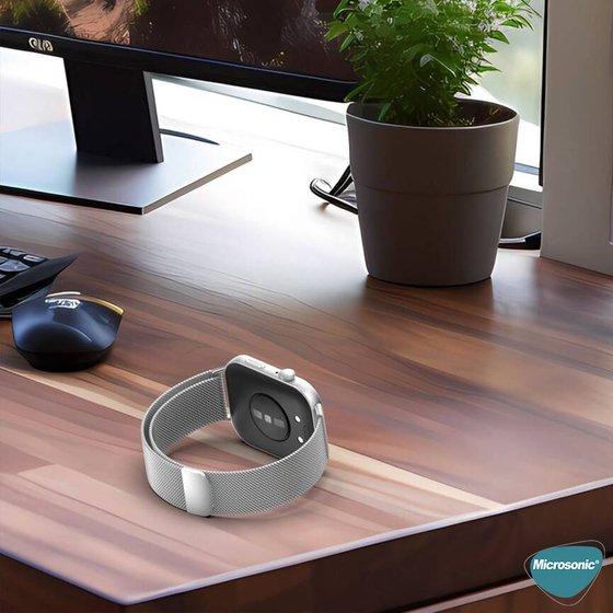 Microsonic Huawei Watch Fit 4 Milanese Loop Kordon Çok Renkli