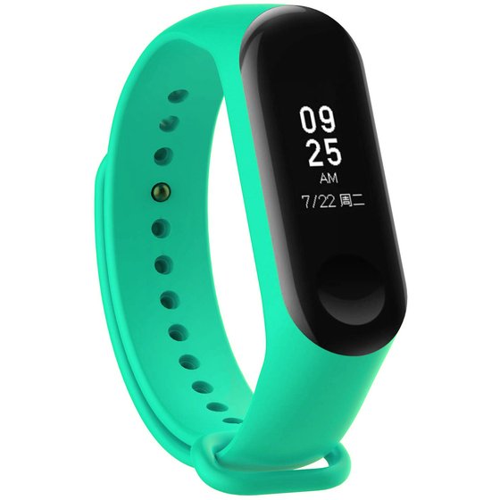 Microsonic Xiaomi Mi Band 3 / Mi Band 4 Silikon Kordon Mint Yeşili