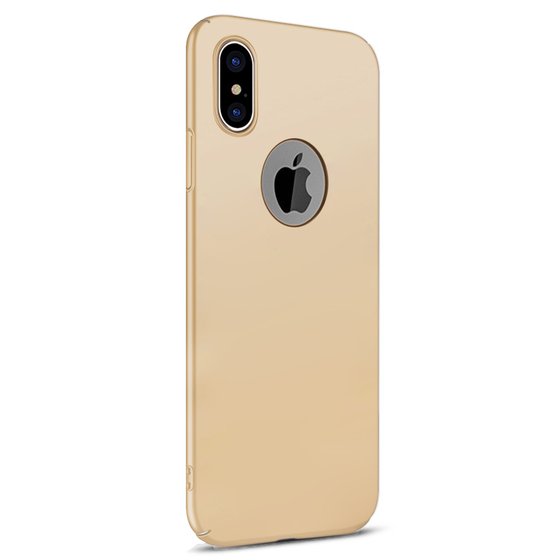 Microsonic iPhone X Kılıf Premium Slim Gold