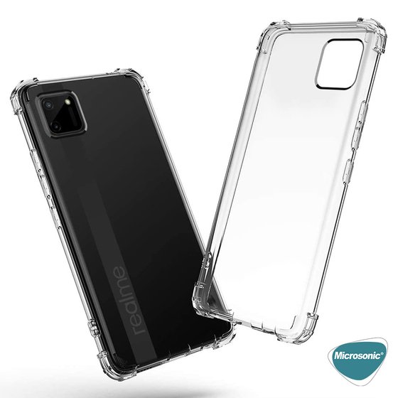 Microsonic Realme C11 Kılıf Shock Absorbing Şeffaf