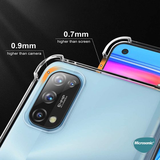 Microsonic Realme 7 Pro Kılıf Shock Absorbing Şeffaf