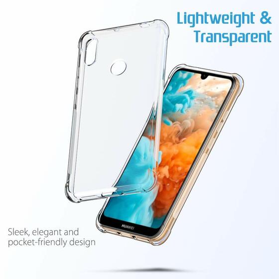 Microsonic Shock Absorbing Kılıf Huawei Y6 2019 Şeffaf