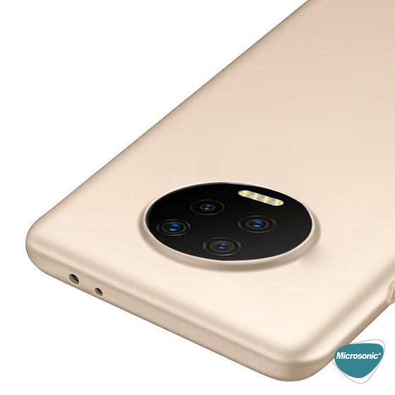 Microsonic Matte Silicone Infinix Note 7 Kılıf Siyah