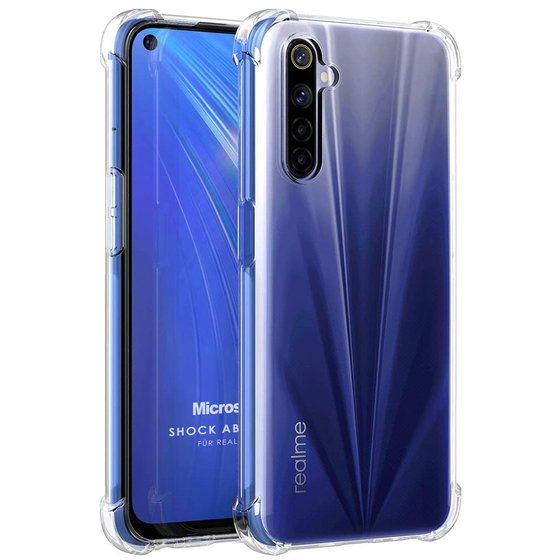 Microsonic Realme 5i Kılıf Shock Absorbing Şeffaf