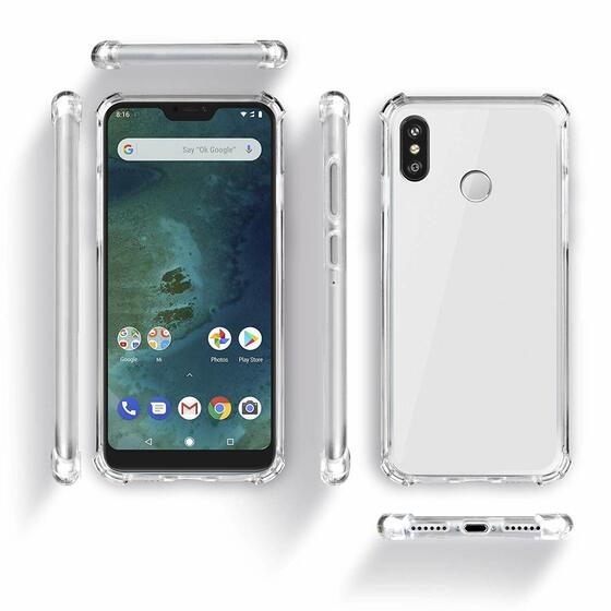 Microsonic Shock Absorbing Kılıf Xiaomi Mi A2 Lite Şeffaf