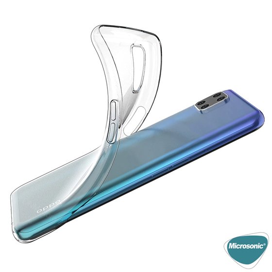 Microsonic Oppo Reno 4 Lite Kılıf Transparent Soft Beyaz