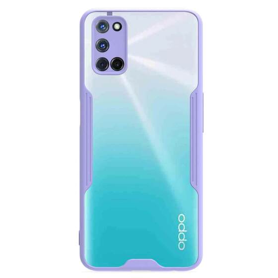 Microsonic Oppo A52 Kılıf Paradise Glow Lila