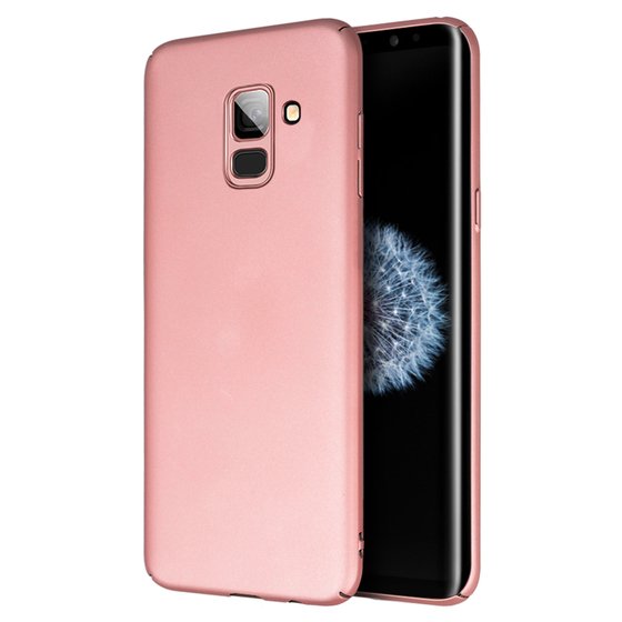 Microsonic Samsung Galaxy A8 Plus 2018 Kılıf Premium Slim Rose Gold