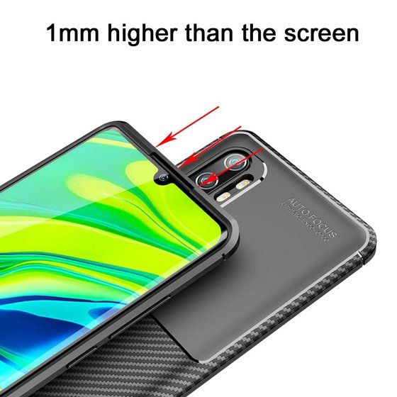 Microsonic Xiaomi Mi Note 10 Kılıf Legion Series Siyah