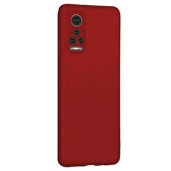 Microsonic Matte Silicone General Mobile GM 22 Pro Kılıf Kırmızı