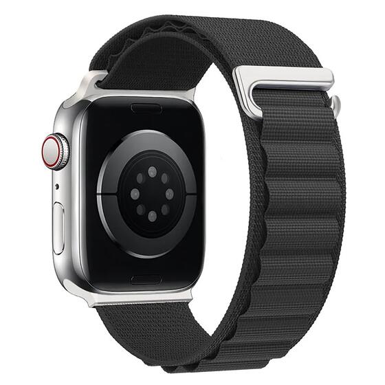 Microsonic Apple Watch Series 10 46mm Kordon Alps Spin Siyah