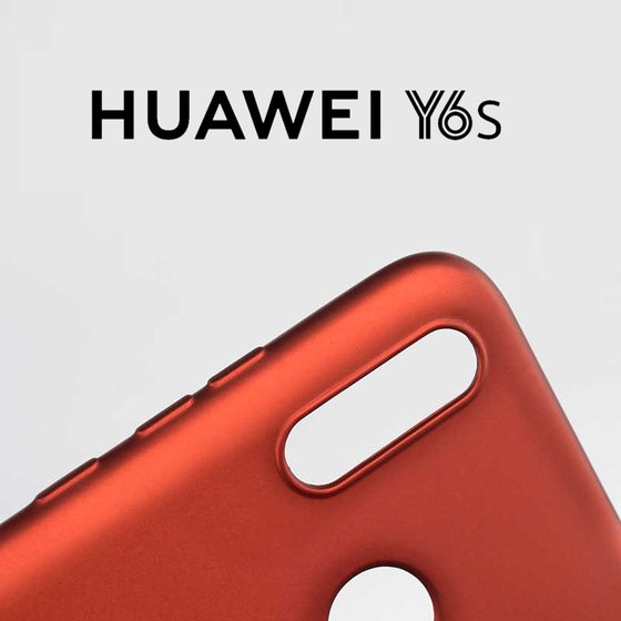 Microsonic Matte Silicone Huawei Y6s 2019 Kılıf Siyah