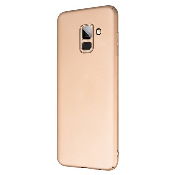 Microsonic Samsung Galaxy A8 2018 Kılıf Premium Slim Gold