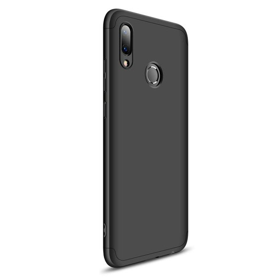 Microsonic Huawei Y7 2019 Kılıf Double Dip 360 Protective Siyah