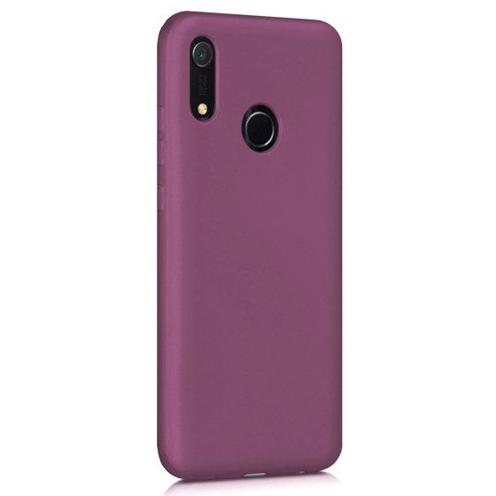 Microsonic Matte Silicone Huawei Y6s 2019 Kılıf Mor