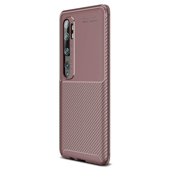 Microsonic Xiaomi Mi Note 10 Pro Kılıf Legion Series Kahverengi