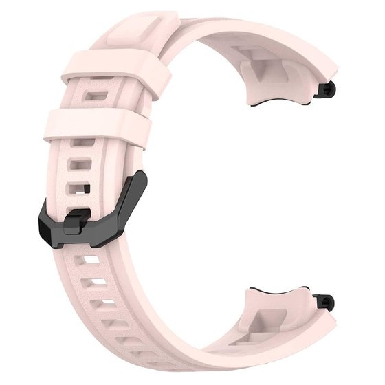 Microsonic Amazfit T-Rex 2 Kordon Silicone Sport Band Pembe