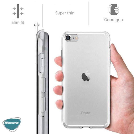 Microsonic Apple iPhone SE 2022 Kılıf Kristal Şeffaf