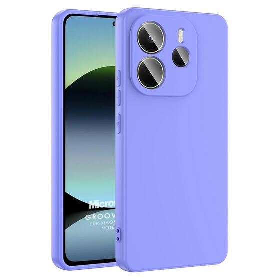 Microsonic Xiaomi Redmi Note 14 5G Kılıf Groovy Soft Lila
