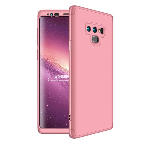 Microsonic Samsung Galaxy Note 9 Kılıf Double Dip 360 Protective Rose Gold