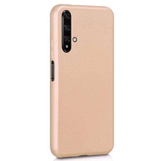 Microsonic Matte Silicone Huawei Nova 5T Kılıf Gold