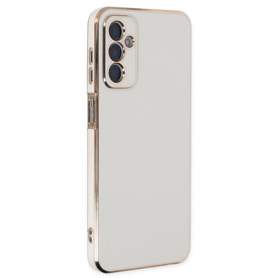 Microsonic Samsung Galaxy M23 Kılıf Olive Plated Beyaz