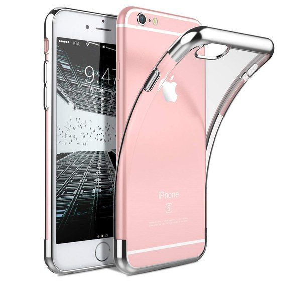 Microsonic Apple iPhone 6 Kılıf Skyfall Transparent Clear Gümüş