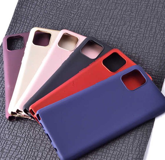 Microsonic Matte Silicone Samsung Galaxy S10 Lite Kılıf Mor