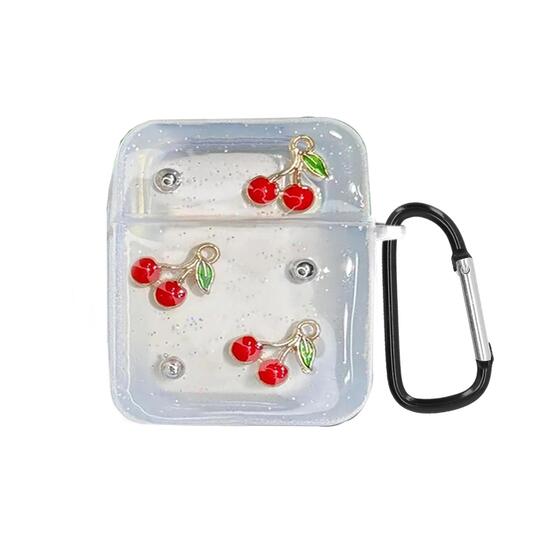 Microsonic AirPods 1. Nesil / 2. Nesil Kılıf Figure Series PrettyCharm Cherry